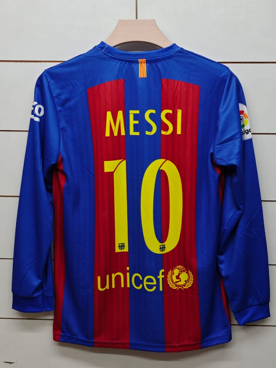 MESSI BARCELONA RETRO FULL SLEEVE 2016