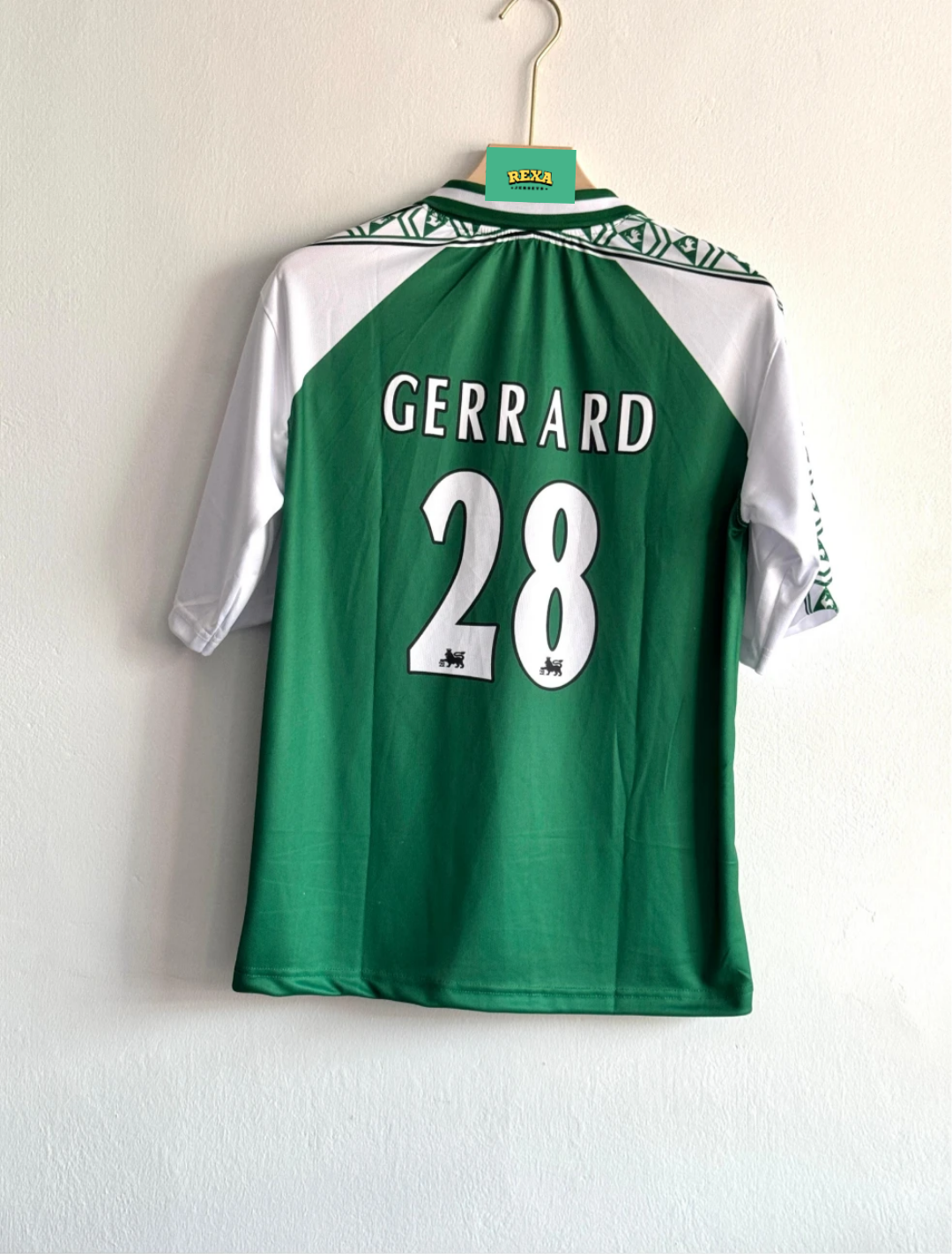 LIVERPOOL 1999-2000 AWAY KIT GERRARD FIVESLEEVE POLO SUBLIMATION SPECIAL EDITION