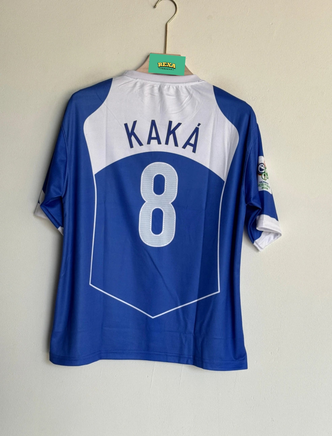 BRAZIL 2004 AWAY KIT KAKA FIVESLEEVE SUBLIMATION