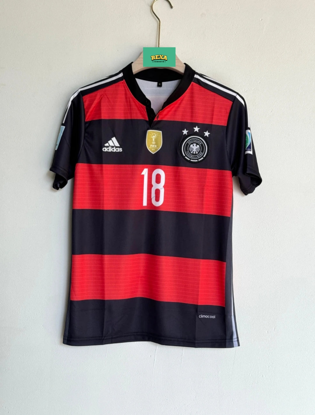 GERMANY 2014 AWAY KIT KROOS EMBROIDERY