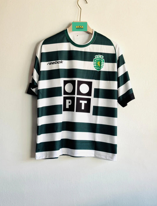 SPORTING 2002-03 HOME KIT RONALDO FIVESLEEVE