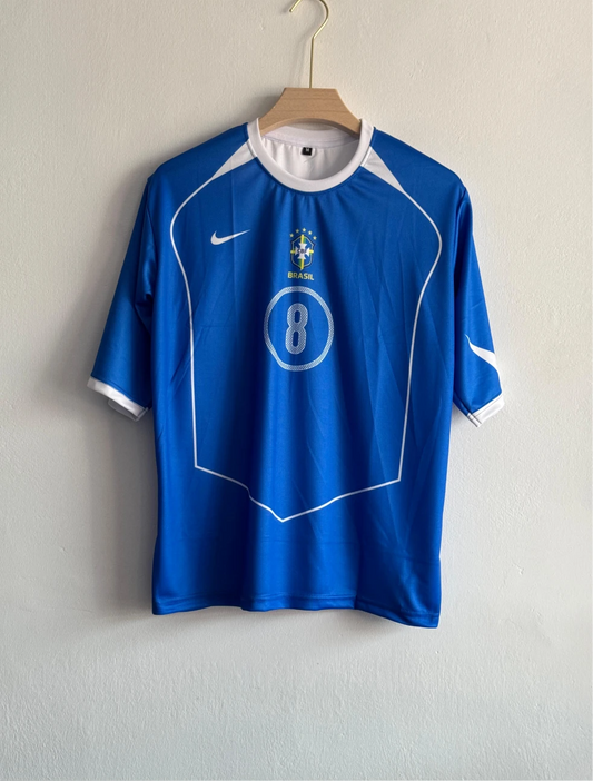 BRAZIL 2004 AWAY KIT KAKA FIVESLEEVE SUBLIMATION