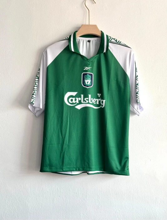 LIVERPOOL 1999-2000 AWAY KIT GERRARD FIVESLEEVE POLO SUBLIMATION SPECIAL EDITION