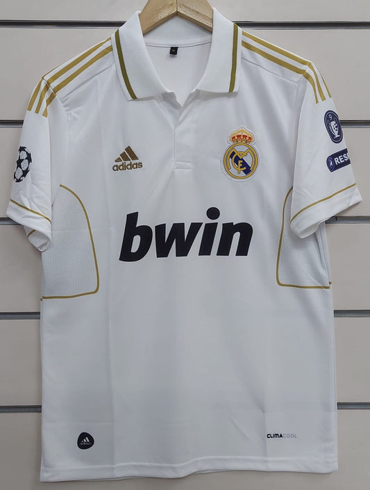 SERGIO RAMOS REAL MADRID 2011/2012 POLO EMBROIDERY (PREMIUM QUALITY)