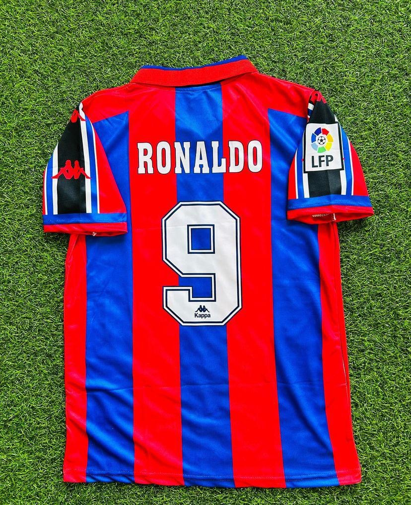 RONALDO NAZARIO FC BARCELONA KAPPA RETRO