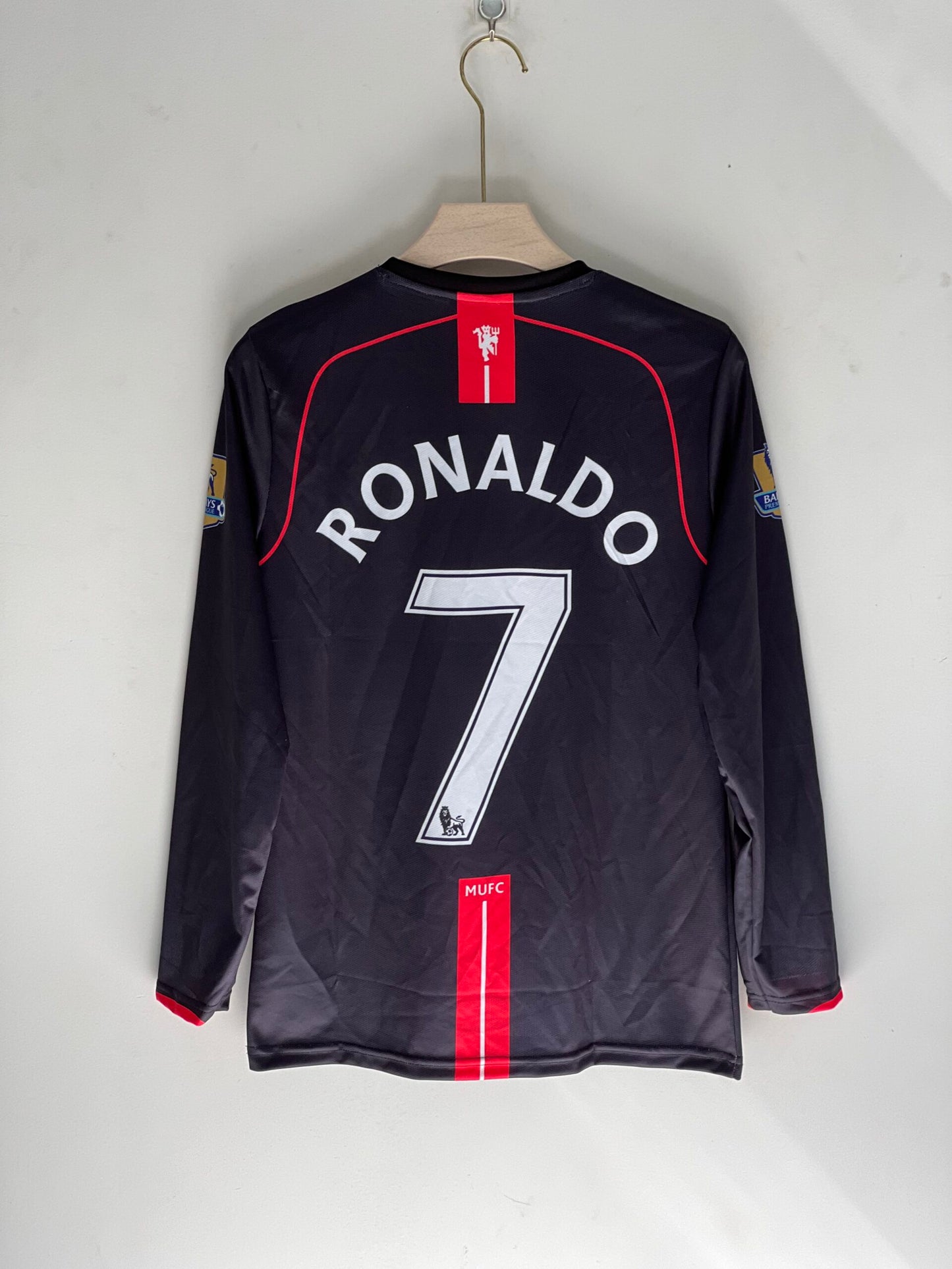 RONALDO MANCHESTER UNITED FULL SLEEV 2008 AWAY KIT EMBROIDERY (PREMIUM QUALITY)