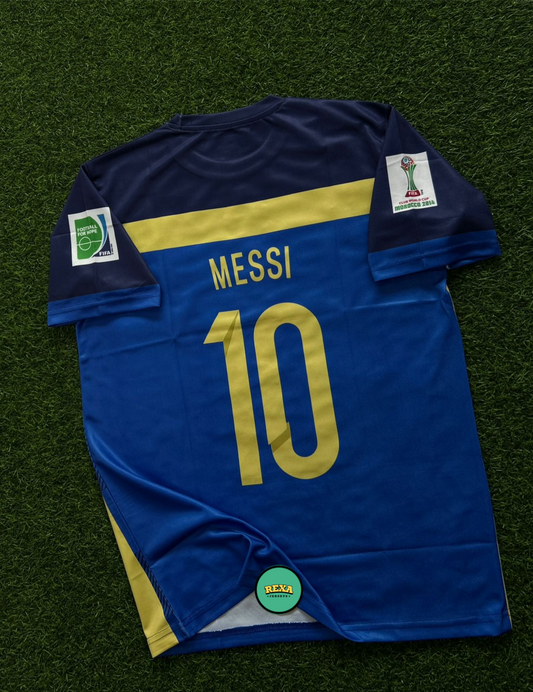 Messi Argentina Half Sleeves Jersey