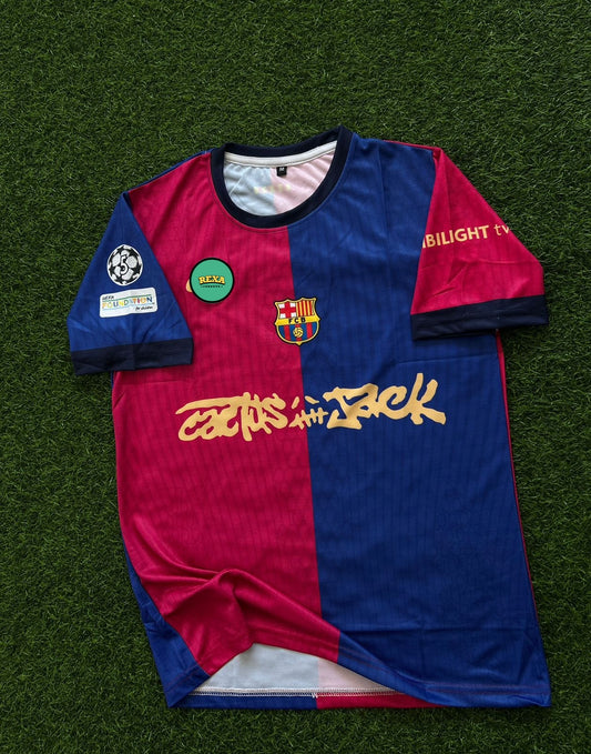 Barcelona x Travis Scott Limited Edition Half Sleeves Home Kit
